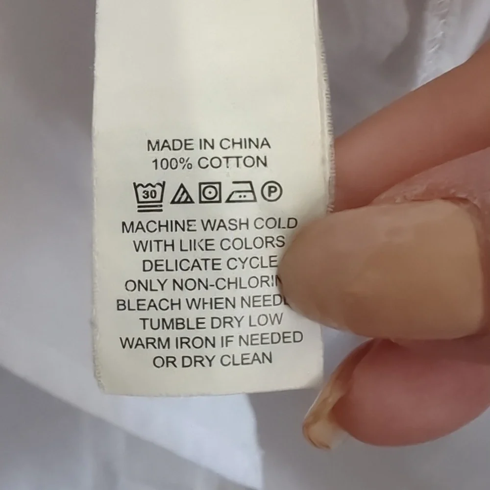 Kate Spade broome Street White Button-Up peplum Shirt